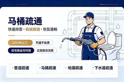 宁国马桶疏通